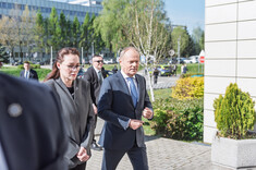 Premier Ukrainy Julia Swyrydenko i premier Polski Donald Tusk,