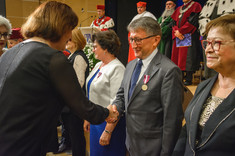 Wręczenie odznaczeń,