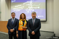 Od lewej: prof. Z. Pater, prof. PB M. Kosior-Kazberuk, prof. P. Koszelnik,