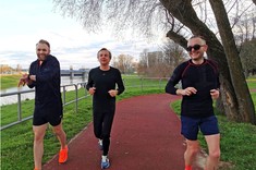 Trening na Bulwarach w Rzeszowie,