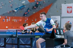 Tenisista KU AZS PRz Michał Majcher,