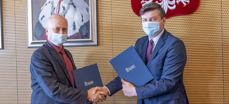 Od lewej prof. J. Sęp i J. Pachana,